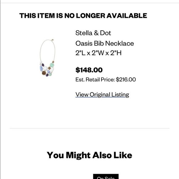 Stella & Dot Oasis Bib Necklace - Picture 5 of 6